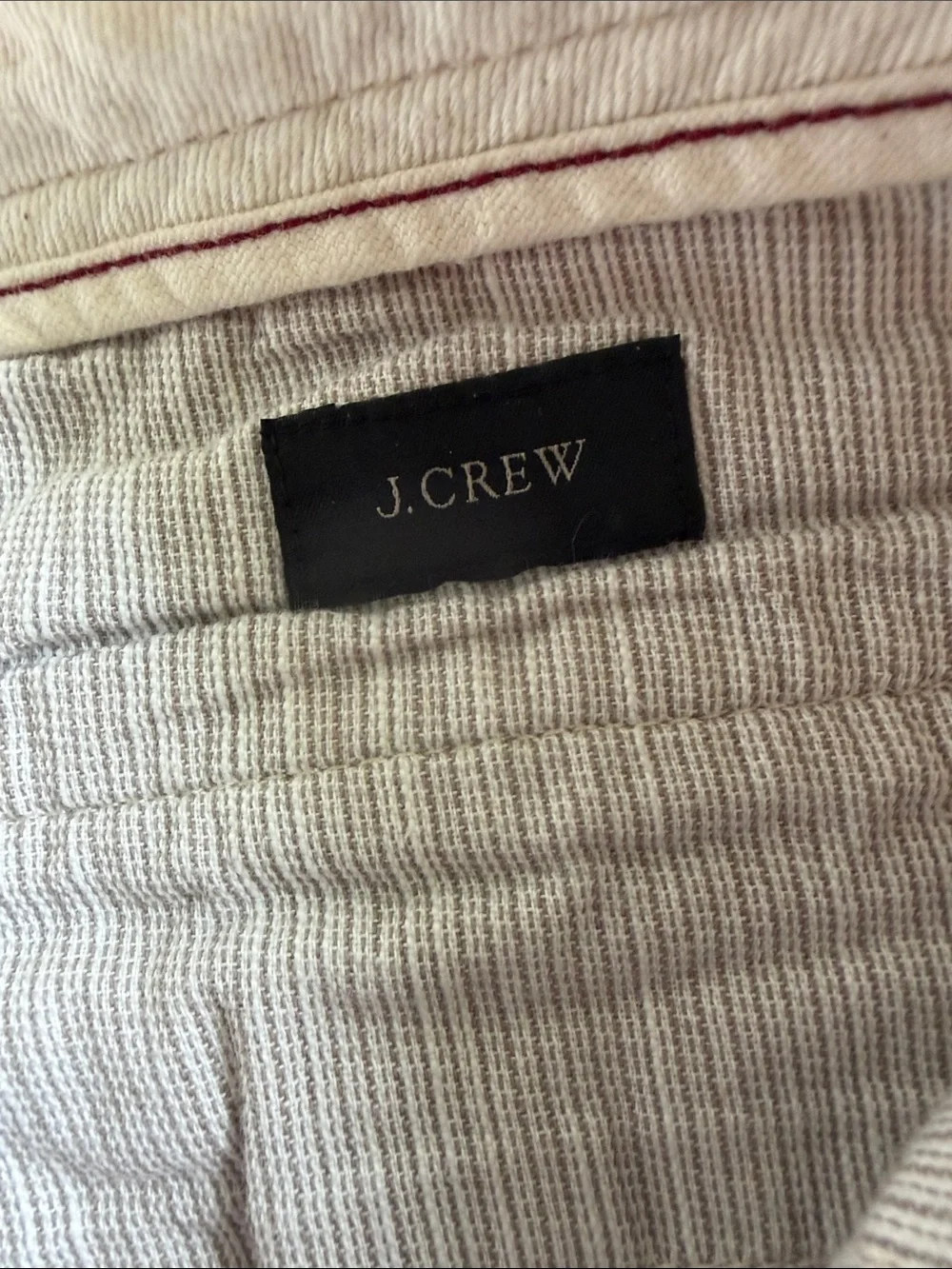 J. Crew Men's 484 White Ecru Chino Pants 31 x 31